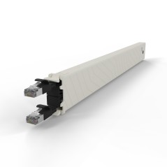 PATCHBOX Cassette 8RU STP Black - Sleek Cable Management Solution for Efficient Rack Organization | CONEX8STPBK